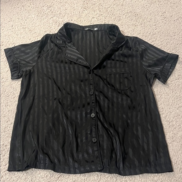 Black Striped Pajama Set - Picture 7 of 15